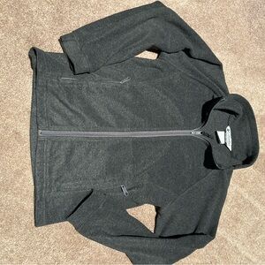 Columbia Charcoal Full-Zip Fleece Jacket